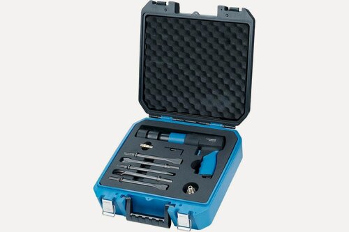 Изображение товара Пневмозубило Nordberg NP5070K, 2200 ударов/мин, 1/4", с насадками, минилубрикатором и кейсом