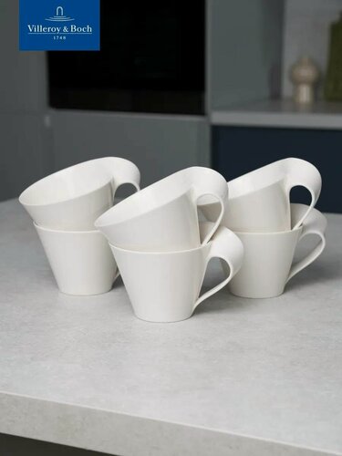 Изображение товара Набор кружек для завтрака 400 мл, 6 предметов, NewWave, Villeroy & Boch, Премиум-Фарфор