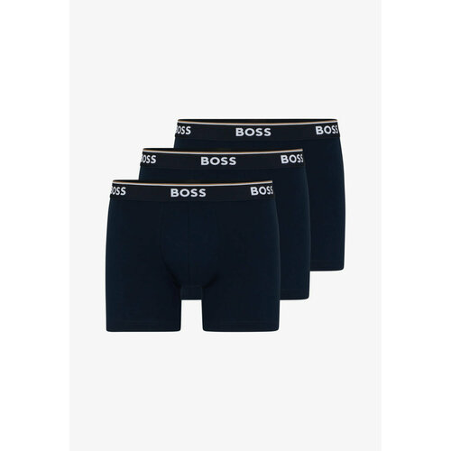 фото Трусы boss power 3 pack - boxerbriefs, комплект из 3 шт., размер l, синий
