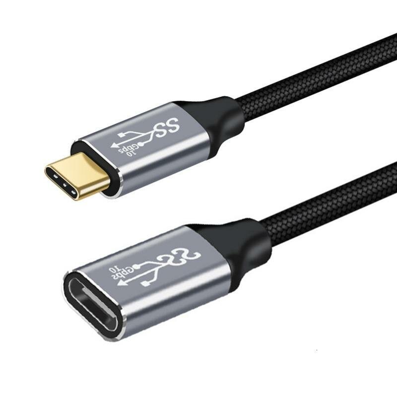 USB-C удлинитель 3.1 Gen2, 100 Вт, 2m