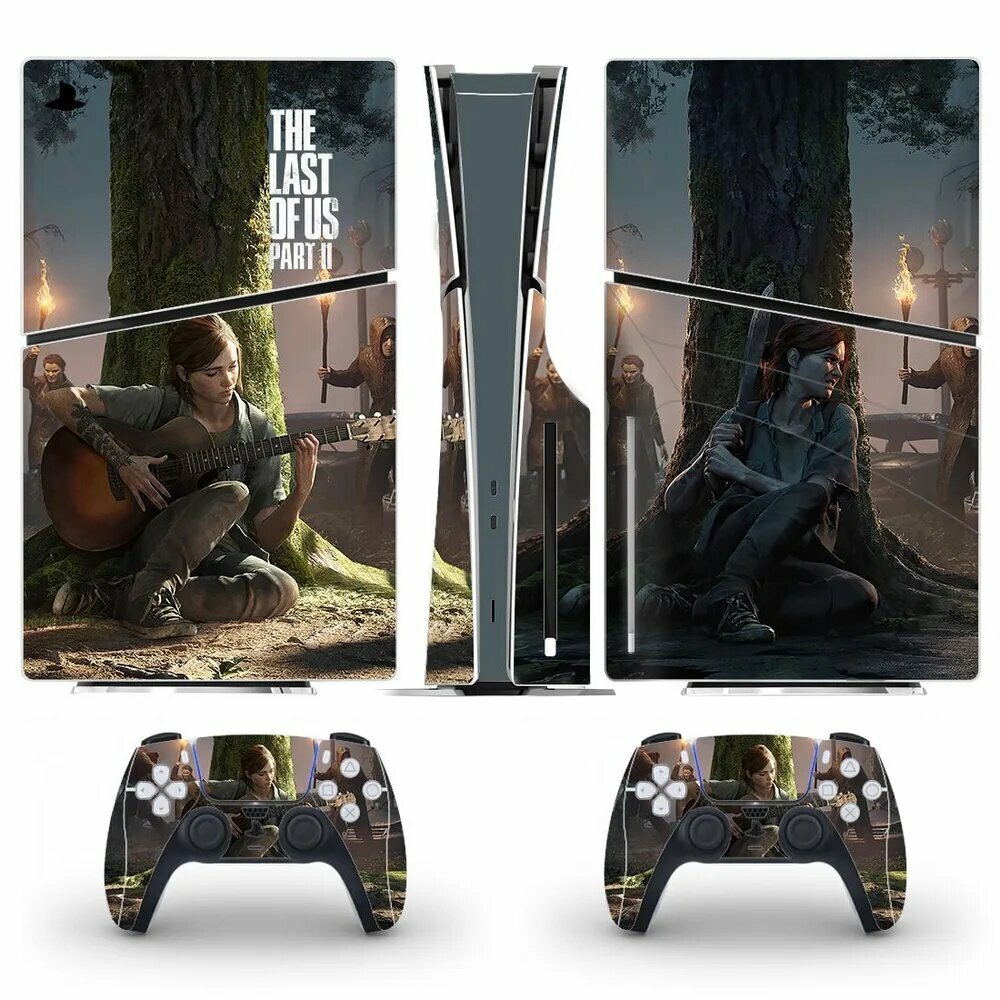 Набор наклеек Sony PlayStation 5 slim Disc Version Набор виниловых защитных наклеек