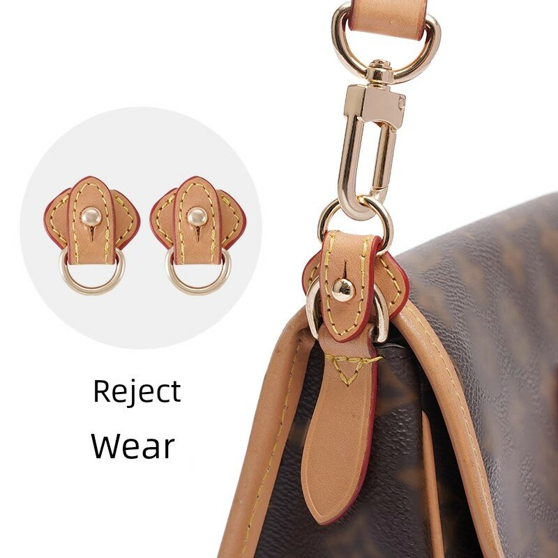 Антиизносные застежки с вышивкой для сумки LV Diane - цвет медовый, запатентованный дизайн