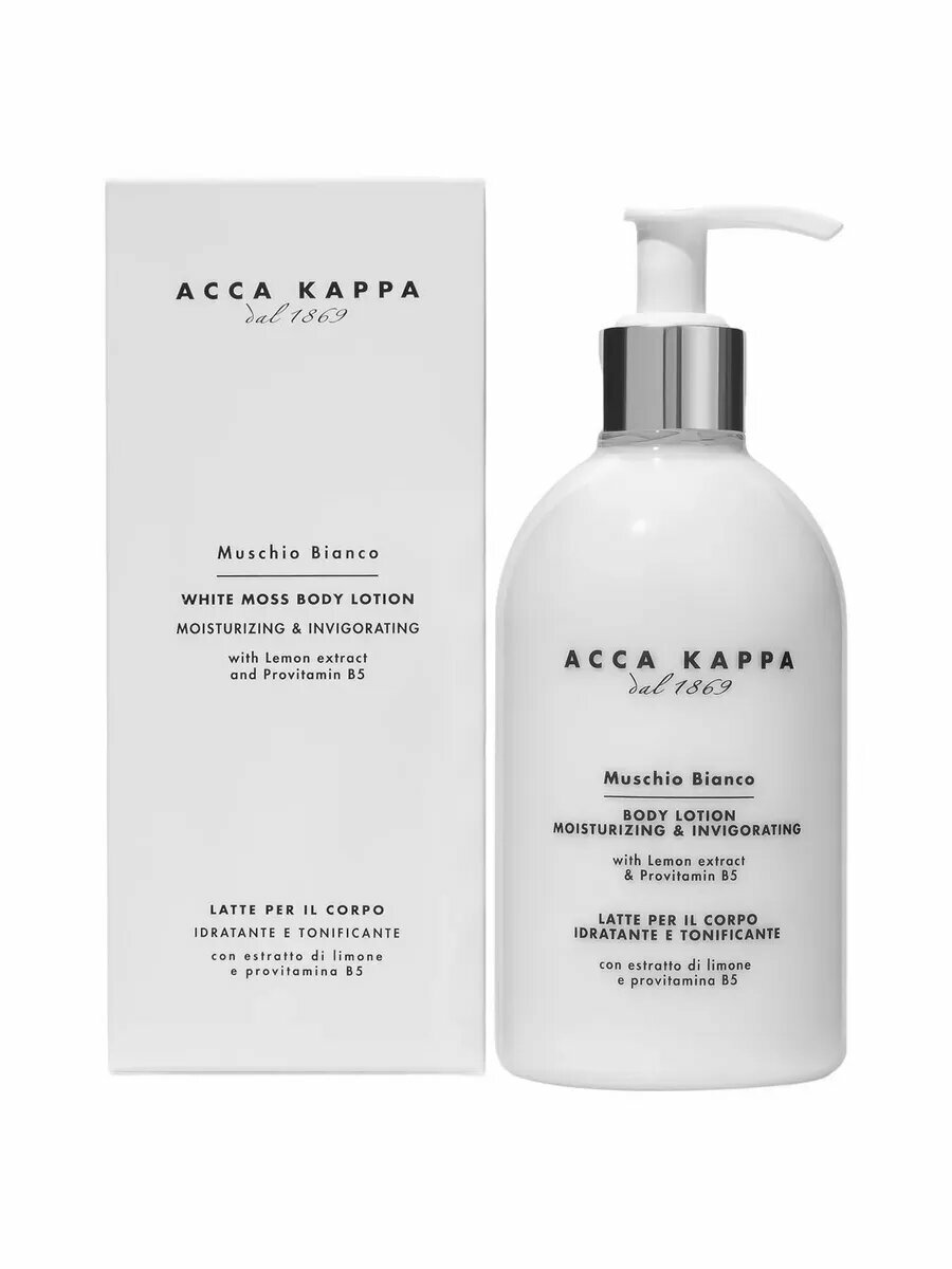 Acca Kappa Молочко для тела Muschio Bianco 300ml