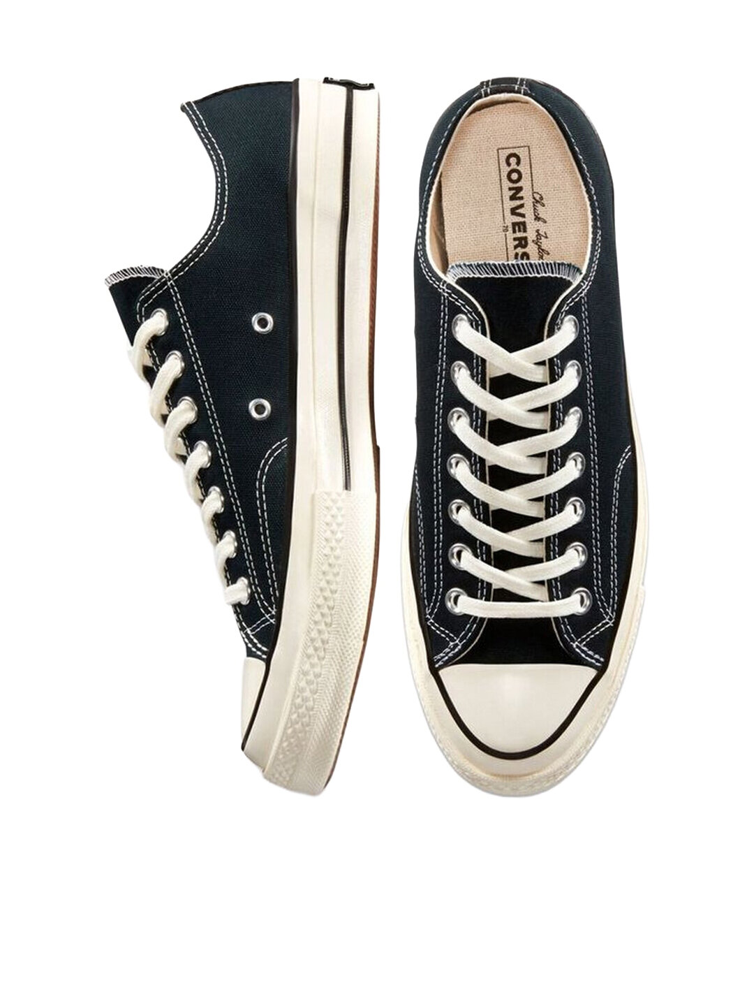 Кеды Converse Chuck 70 OX, размер 10,5 US, черный — фото 1