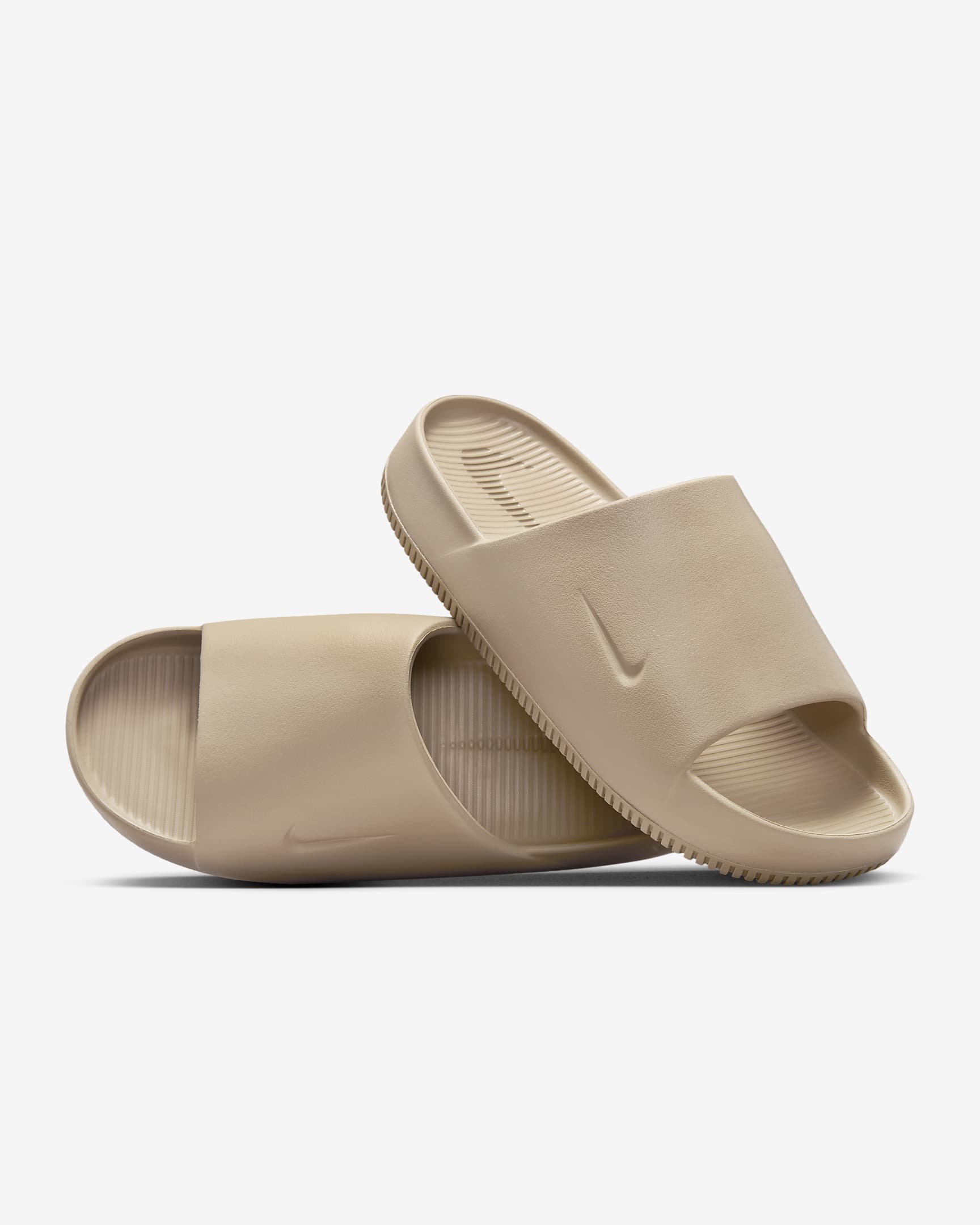 Шлёпанцы NIKE Calm Slide, размер 10 US, коричневый — фото 1