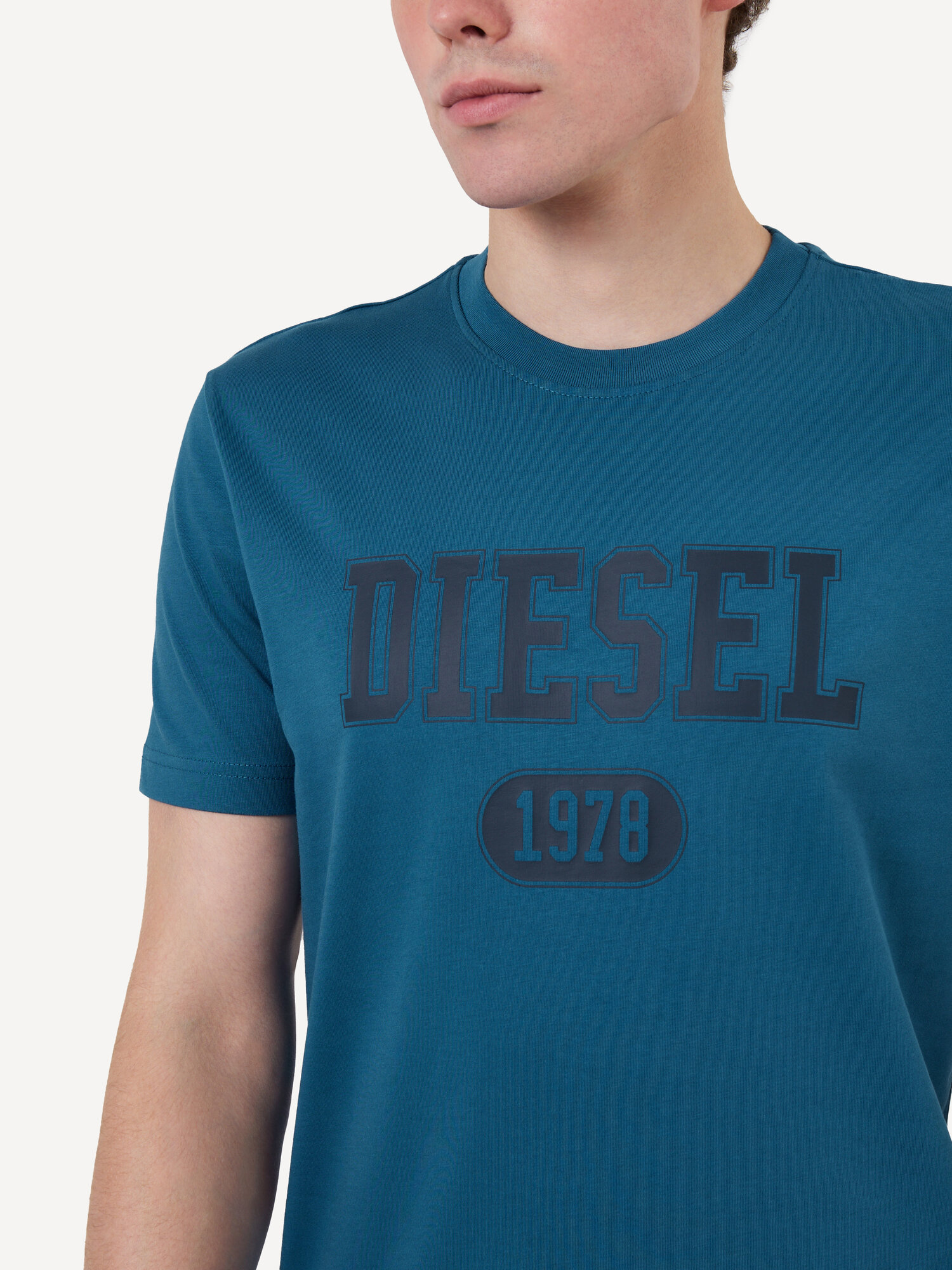 Футболка DIESEL, размер XL, синий — фото 1