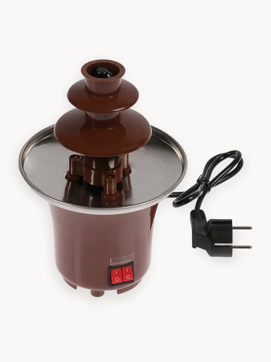 Шоколадный фонтан "Chocolate Fondue", мощность 220Вт, нескользящие ножки