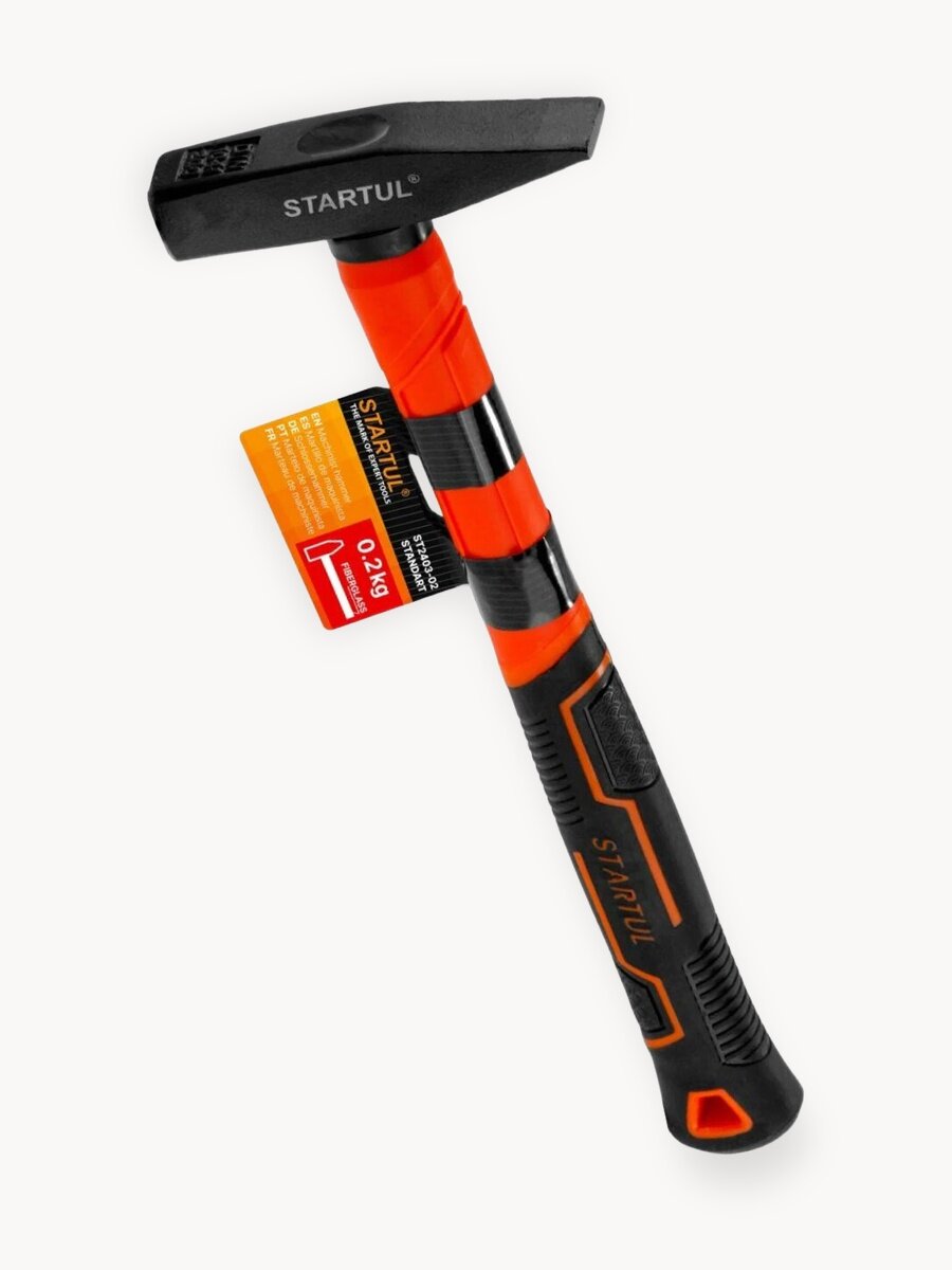 Молоток слесарный 0,2 кг STARTUL Standart с фиберглассовой ручкой (ST2403-02)