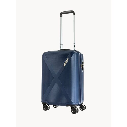 Чемодан American Tourister, 71 л, размер M, синий деним