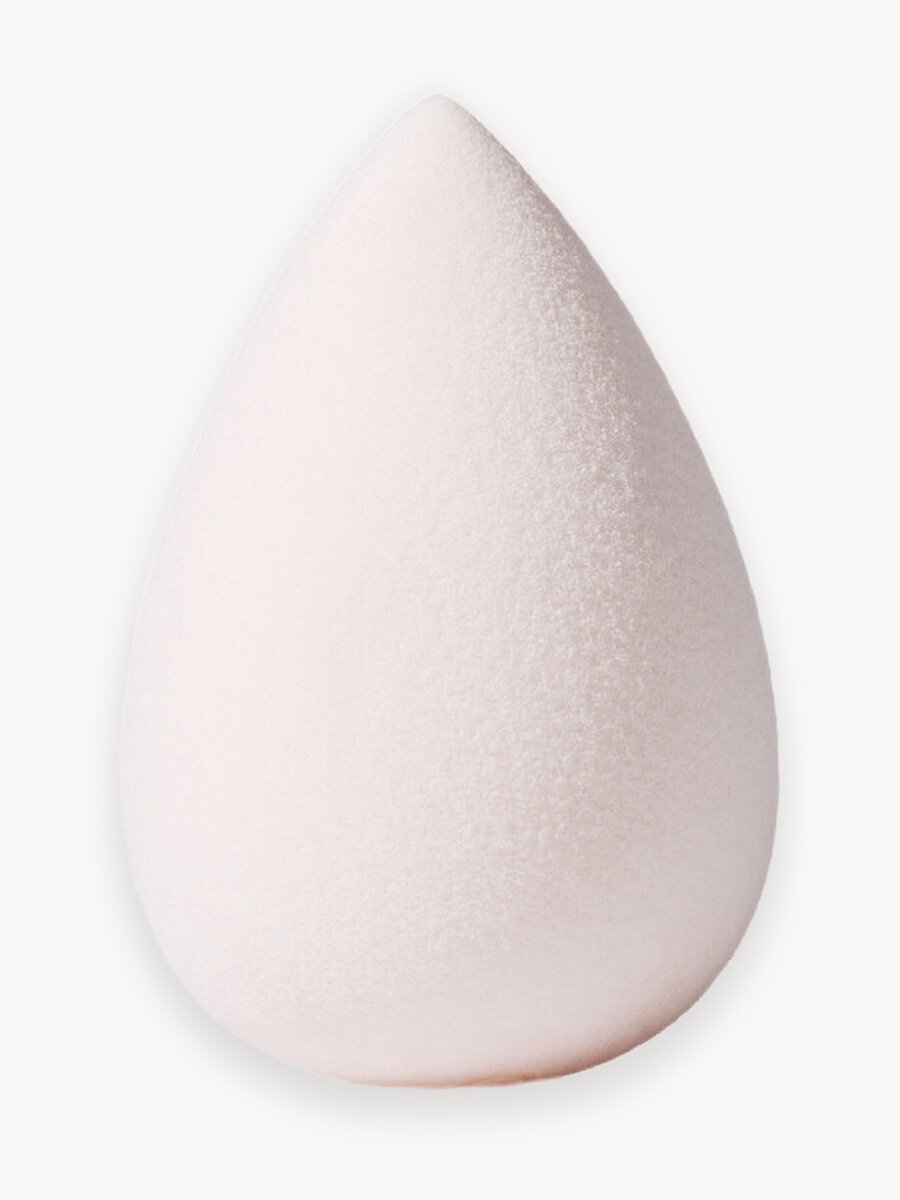 Спонж для макияжа PAPUK BEAUTY для пудры и тонального крема в футляре молочный