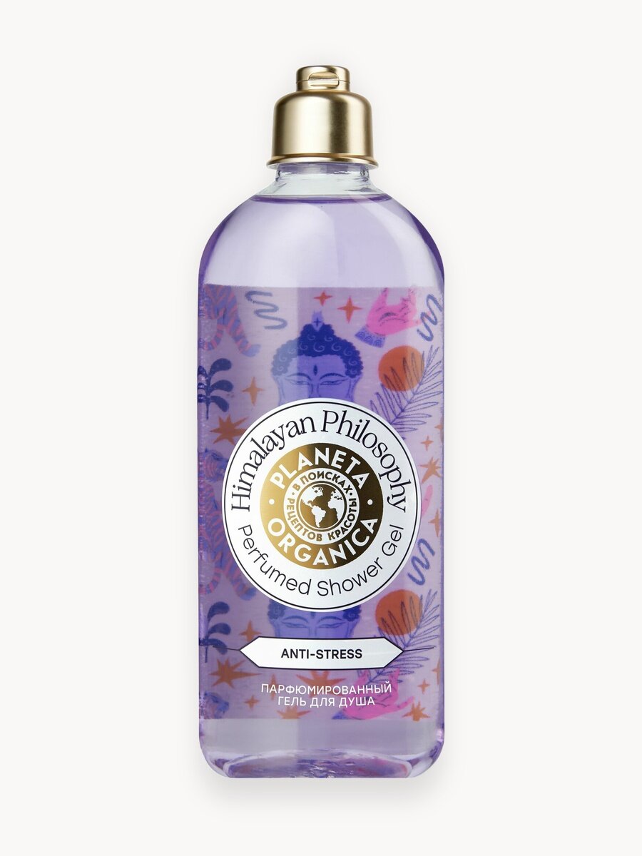 Гель для душа Planeta Organica "Himalayan Philosophy", женский, увлажняющий, с ароматом сандала, 280мл