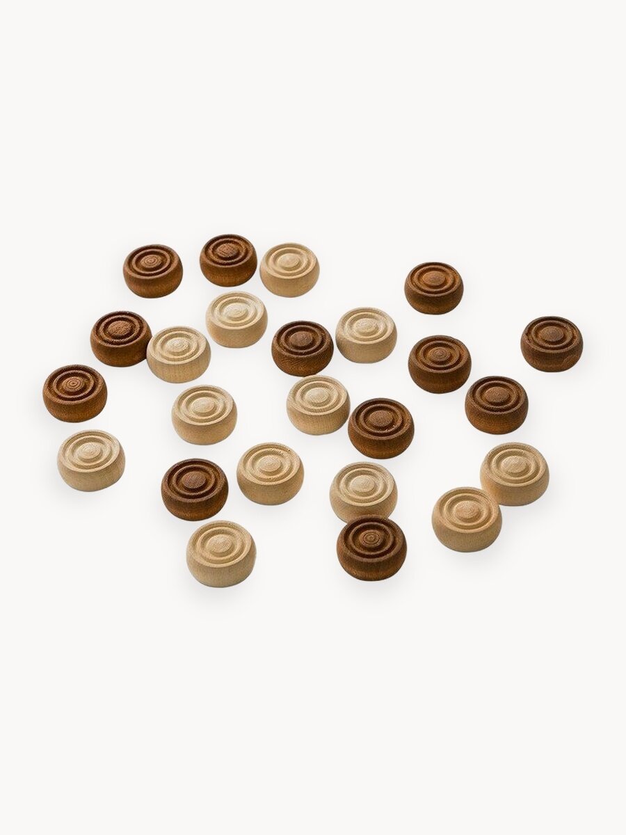 Шашки Кировские деревянные (без доски)