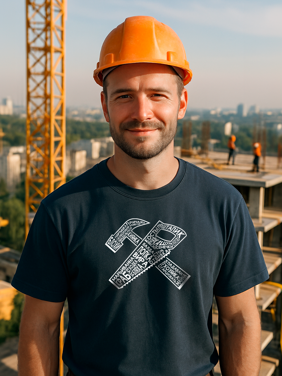 Футболка COOL GIFTS Сленг строителя
