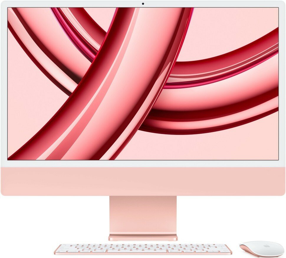 Моноблок Apple iMac 24 M3 8/10/256Gb Pink (MQRT3)