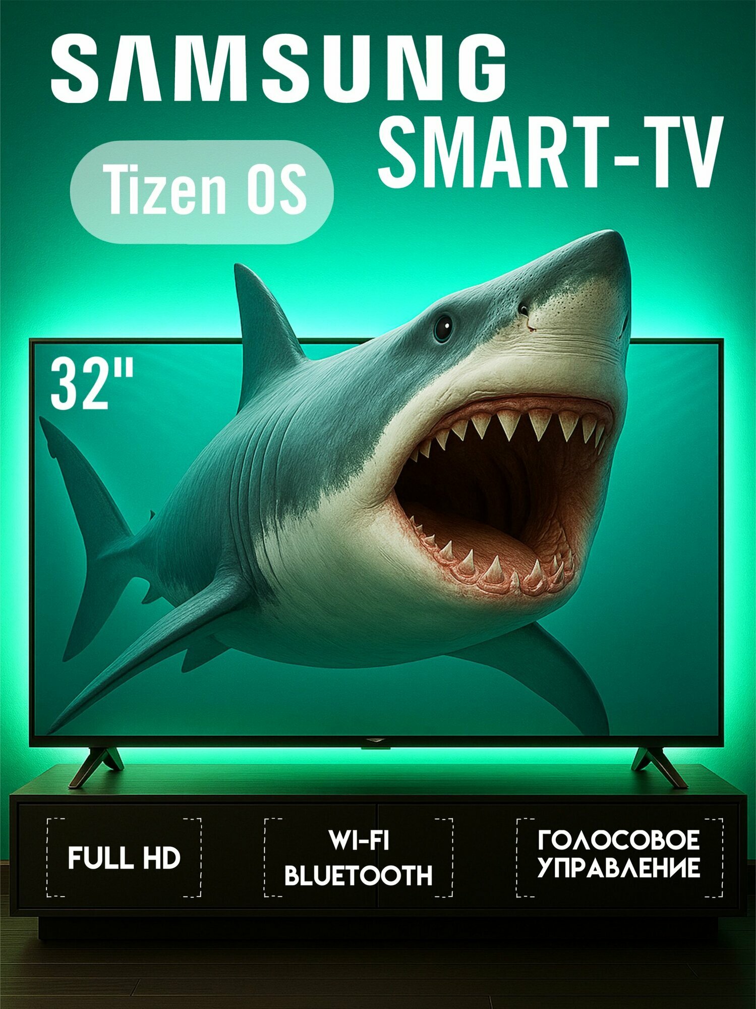 Телевизор смарт 32 дюйма Samsung TV Tizen OS