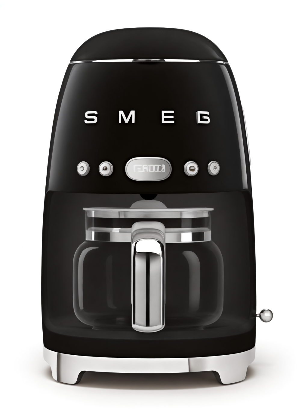 Капельная кофеварка Smeg DCF02BLEU 10 порций ретро-стиль цвет черный