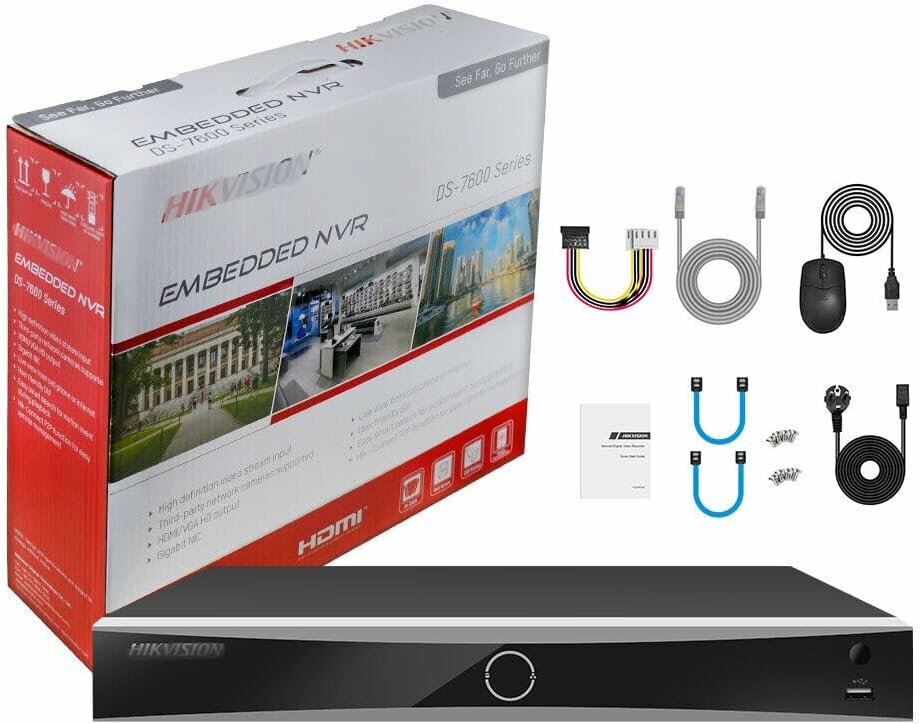 Сетевой видеорегистратор HikVision DS-7604NXI-K1 4-канальный