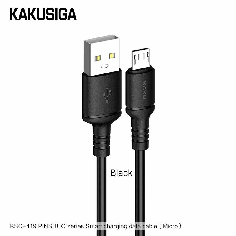 Кабель USB KAKUSIGA KSC-419 V8 Micro USB, прочный, быстрая зарядка
