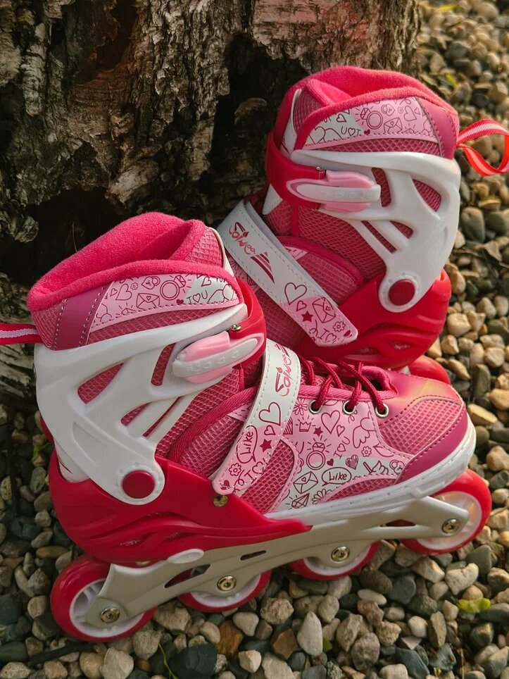 Изображение Коньки-ролики 2в1 Saimaa Victory, размер 39/42, серый