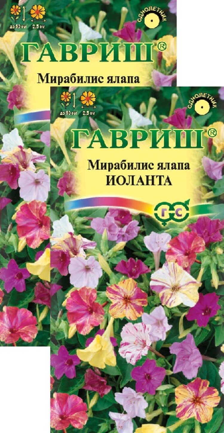 Семена Мирабилис Иоланта смесь (1 г) 2 пакета Агрофирма Гавриш