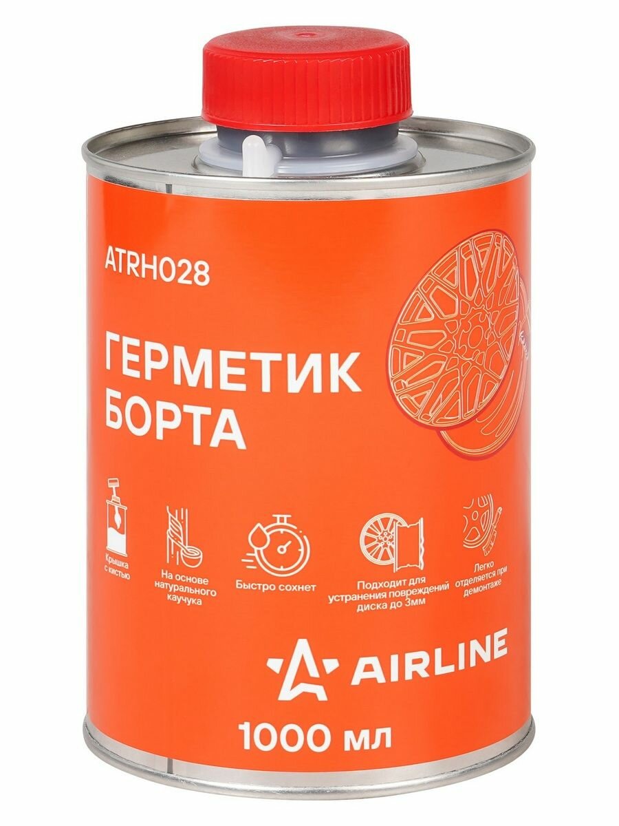 Герметик борта, банка с кистью, 1 л, AIRLINE ATRH028