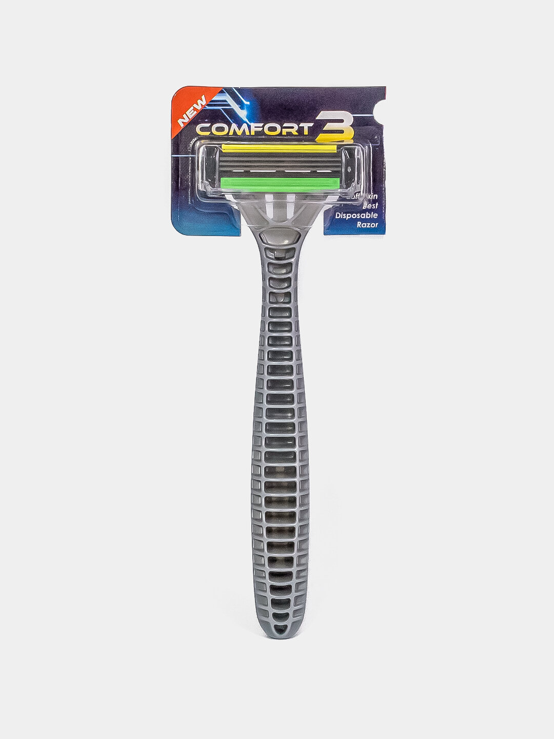 Бритва Formen Razor Comfort, нержавеющая сталь, 3 лезвия, плавающая головка, чехол