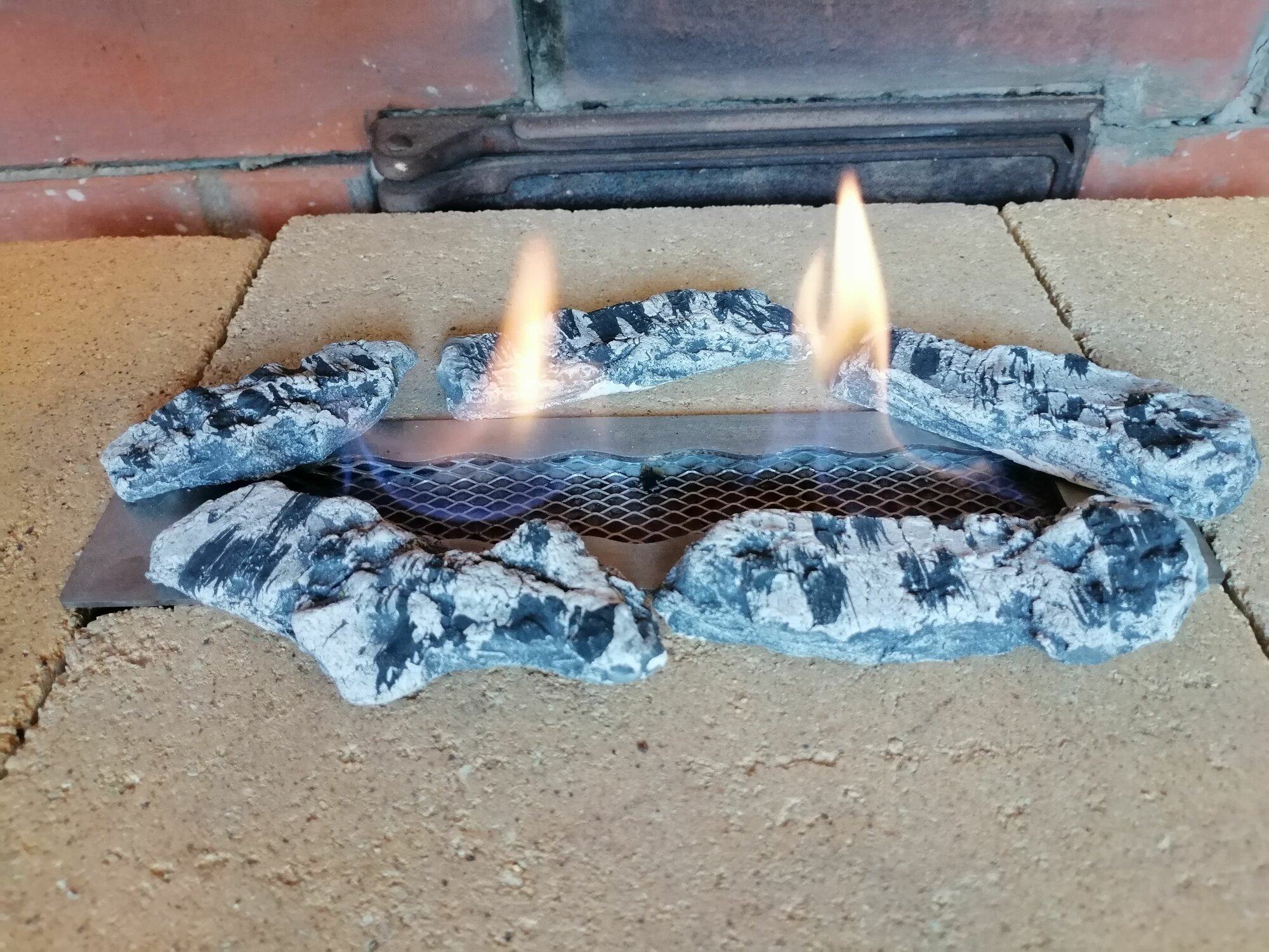 Дрова для биокамина кора берёзы 5шт 8-12см