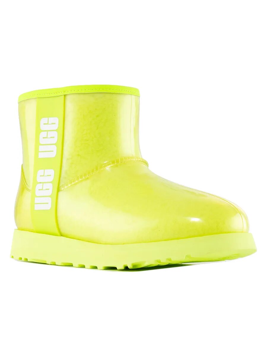 Угги UGG CLASSIC CLEAR MINI, размер EU38, желтый, зеленый — фото 1