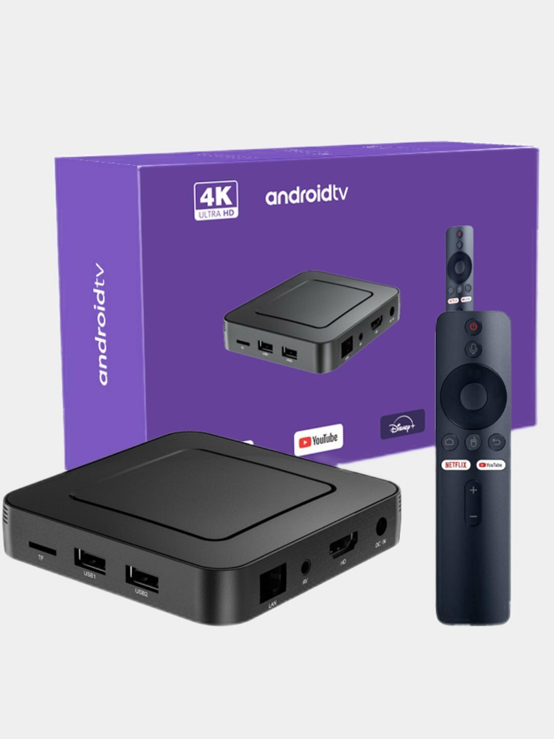 Смарт ТВ-приставка ANDROID Z6, 2ГБ/8ГБ, Android 10, воспроизведение 4К