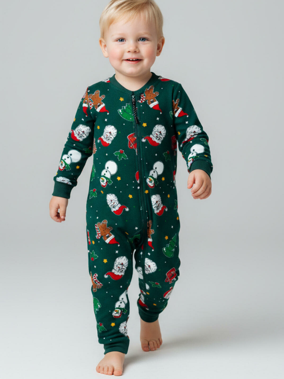 Комбинезон  playToday размер 92 темно-зеленый