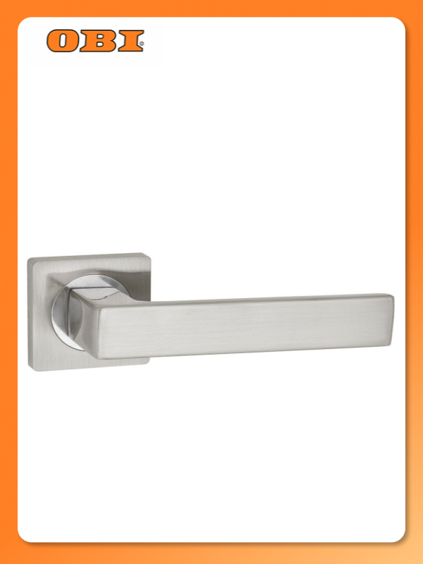 Дверная ручка раздельная K. JK51. OPTIMA (OPTIMA JK) SN/CP-3 матовый никель/хром