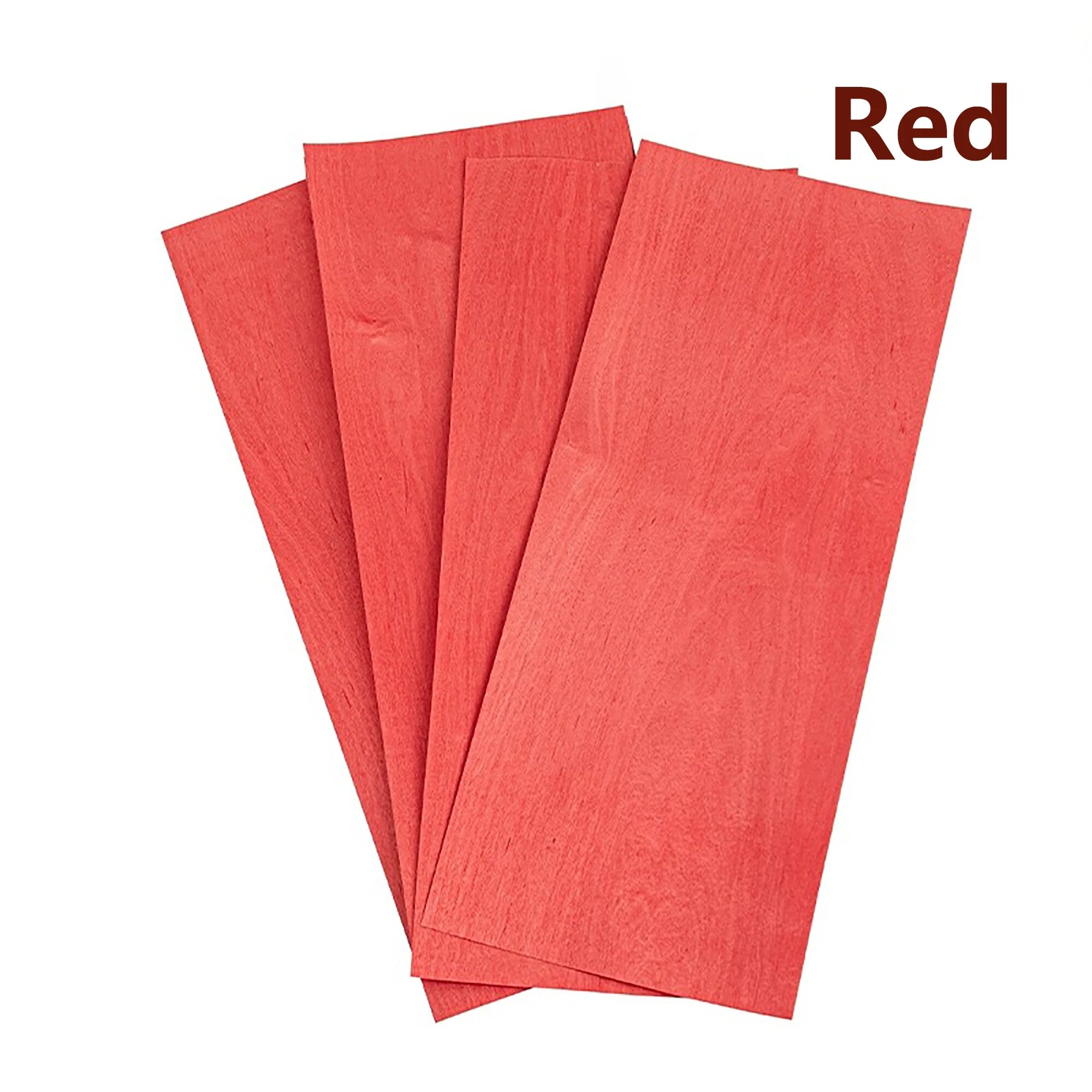 Натурально окрашенный кленовый шпон Красный Красный