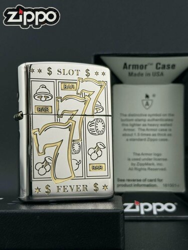 Изображение товара Бензиновая зажигалка Zippo "777" - Счастливая семерка
