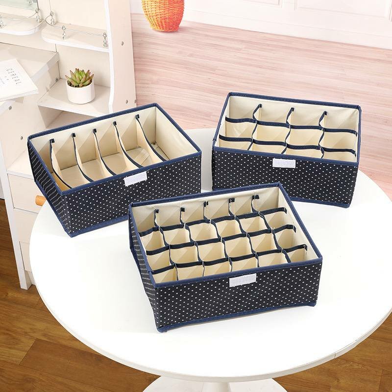 Органайзер для одежды 32×24×12 см | 6, 7, 24 отделения, набор из 3 предметов