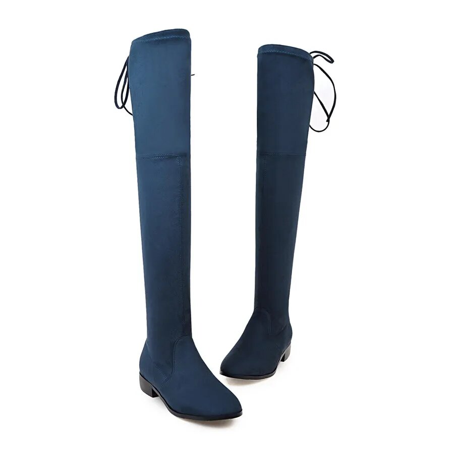 Сапоги размер 41 темно-синий