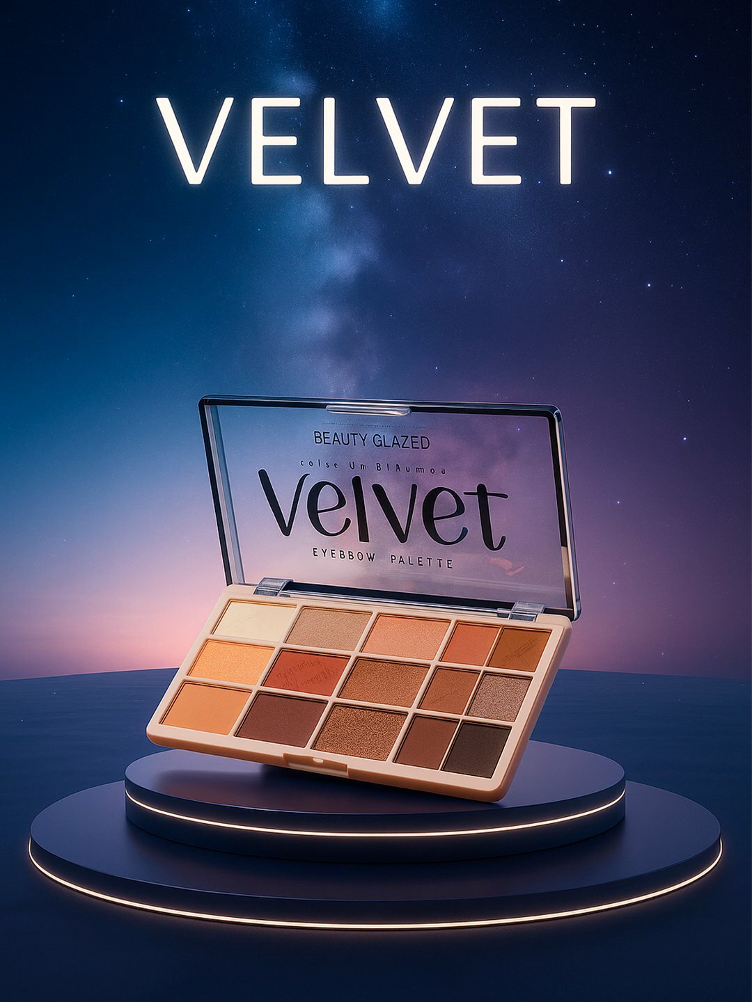 Палитра теней для век, для женский, макияжу, всех типо кожу, — фото 1