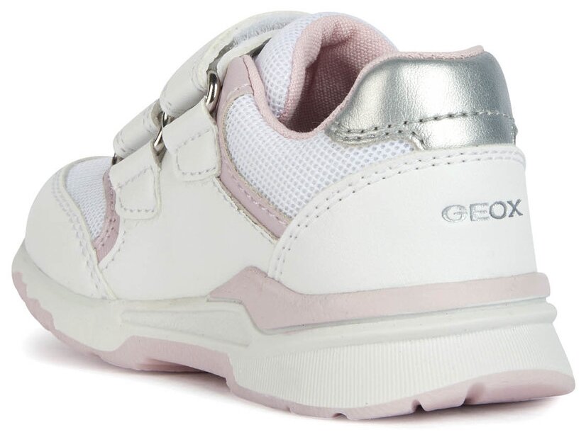 Кроссовки GEOX, размер 27, белый/розовый — фото 1