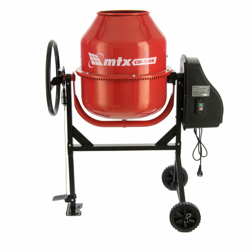 MTX Бетоносмеситель СМ-120К 120 л мощность 450 Вт МТХ
