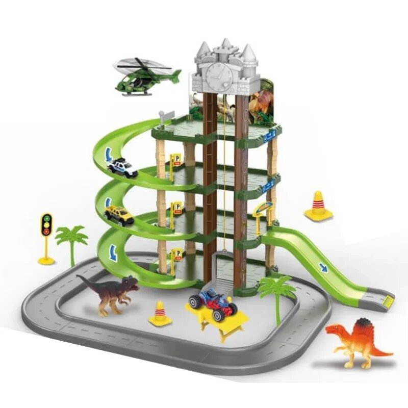 Игровой набор "Динооображения и моторикизавр на парковке", 20251020, для развития в