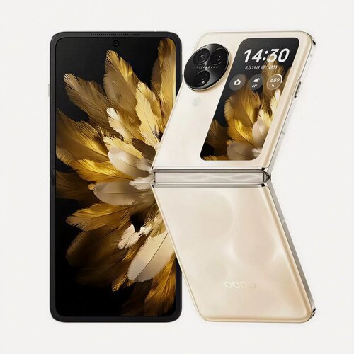Изображение товара Смартфон OPPO Find N3 Flip 12/256GB Gold，Китай, официальная оригинальная продукция