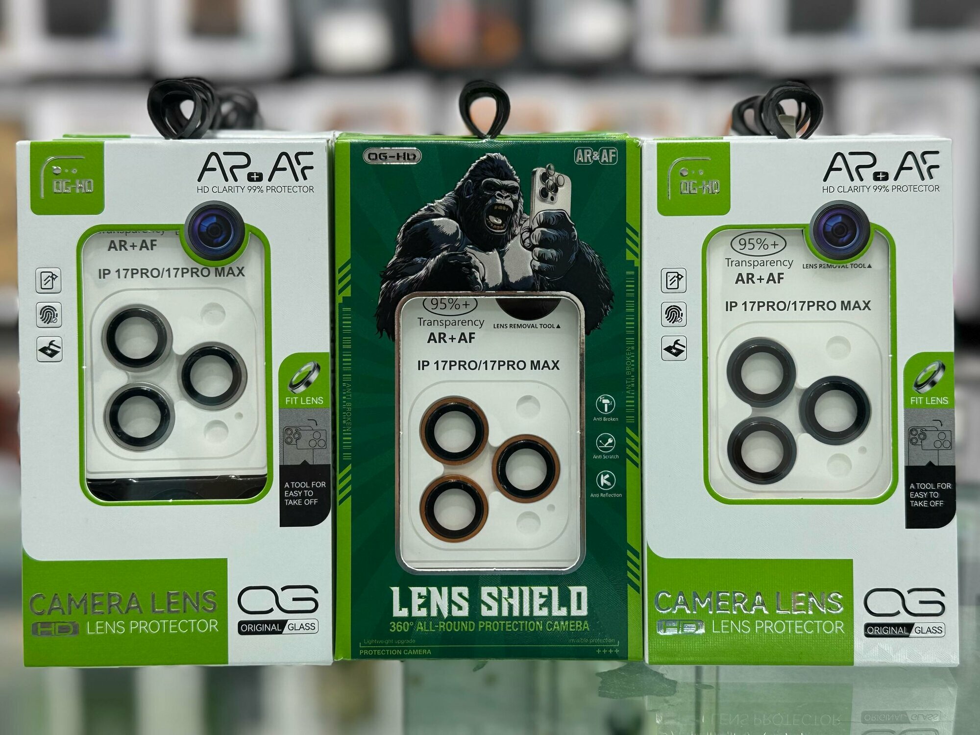 Защитное стекло OG-HD "Camera Lens", 5D, антибликовое, для iPhone 17 Pro