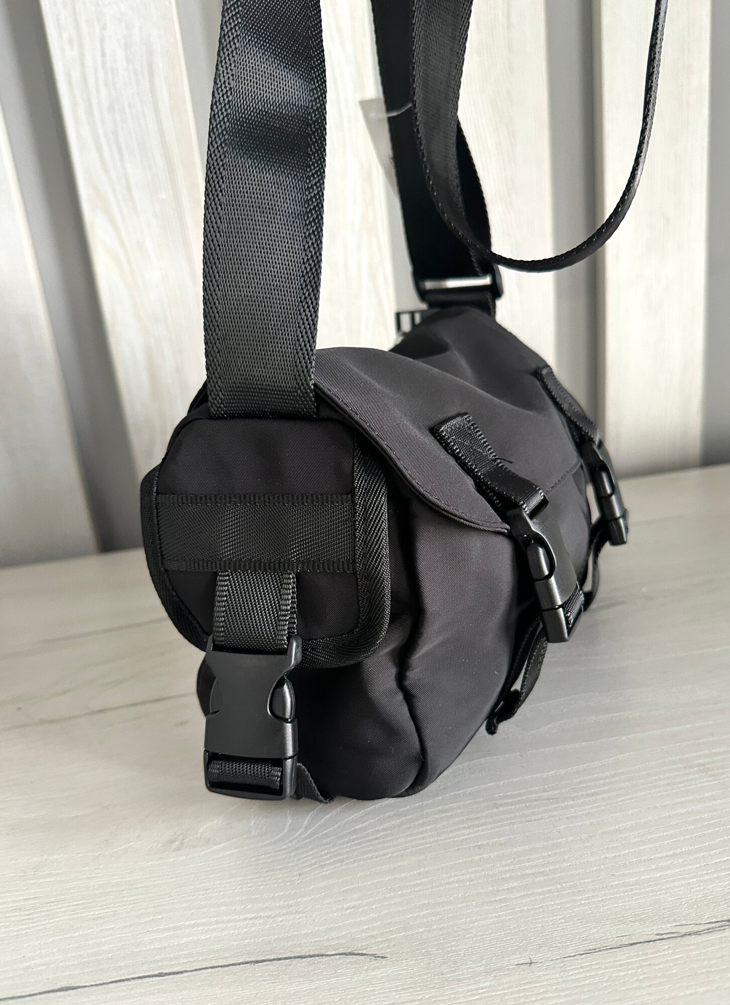 Сумка кросс-боди INK, фактура гладкая, черный — фото 1