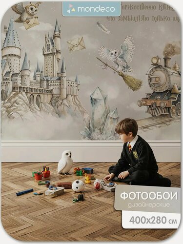 Изображение товара Фотообои Полет волшебных сов 400х280 см
