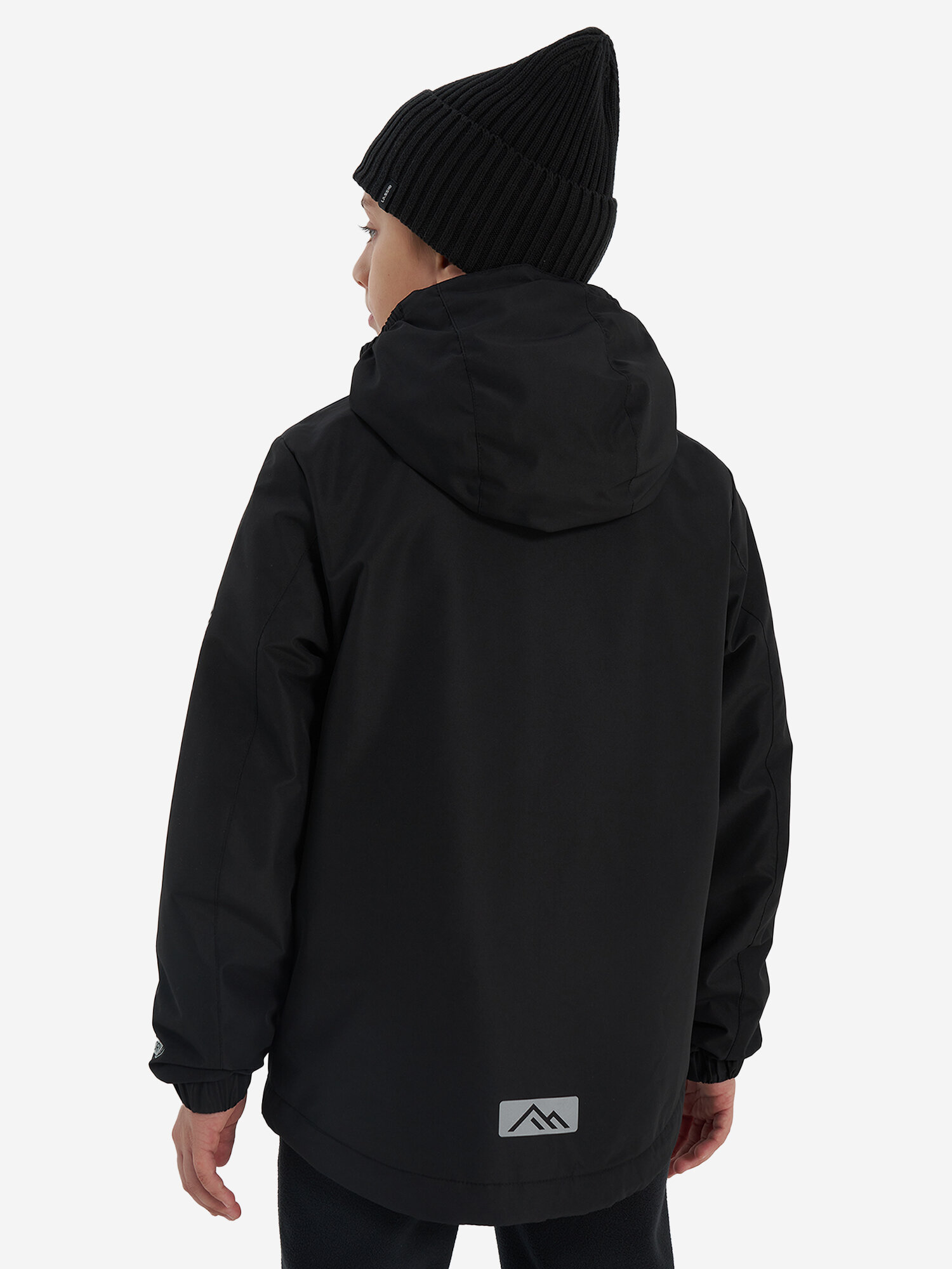 Куртка спортивная OUTVENTURE, размер 158-164, черный/зеленый — фото 1