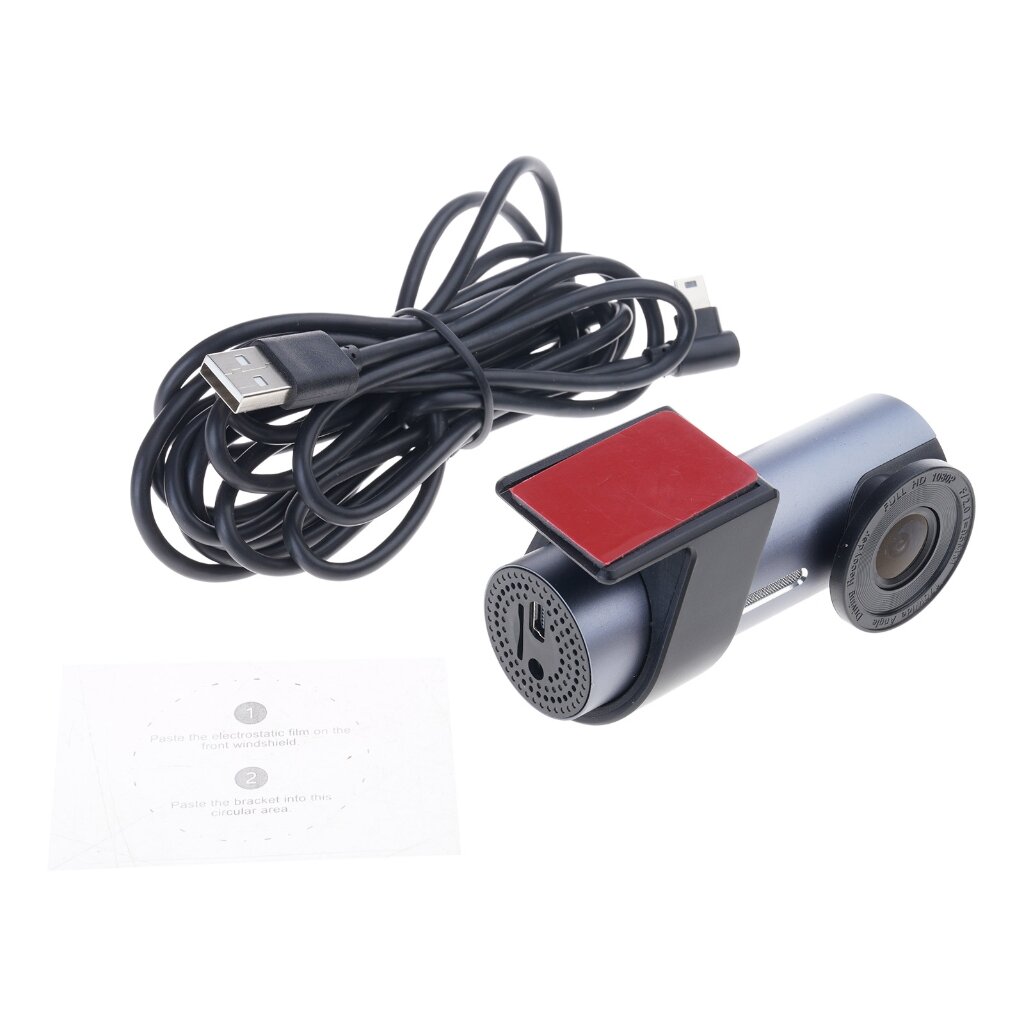 Автомобильный USB + WiFi DVR Широкоугольный Видеорегистратор Заднего Вида Parking Monitor Recorder 1080P