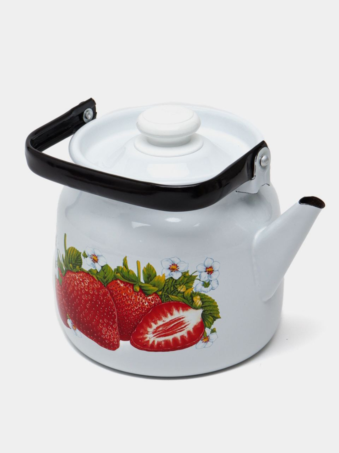 Чайник "В списках. Всё, что я люблю", эмалированный, термоизолированная ручка, 3,5 л