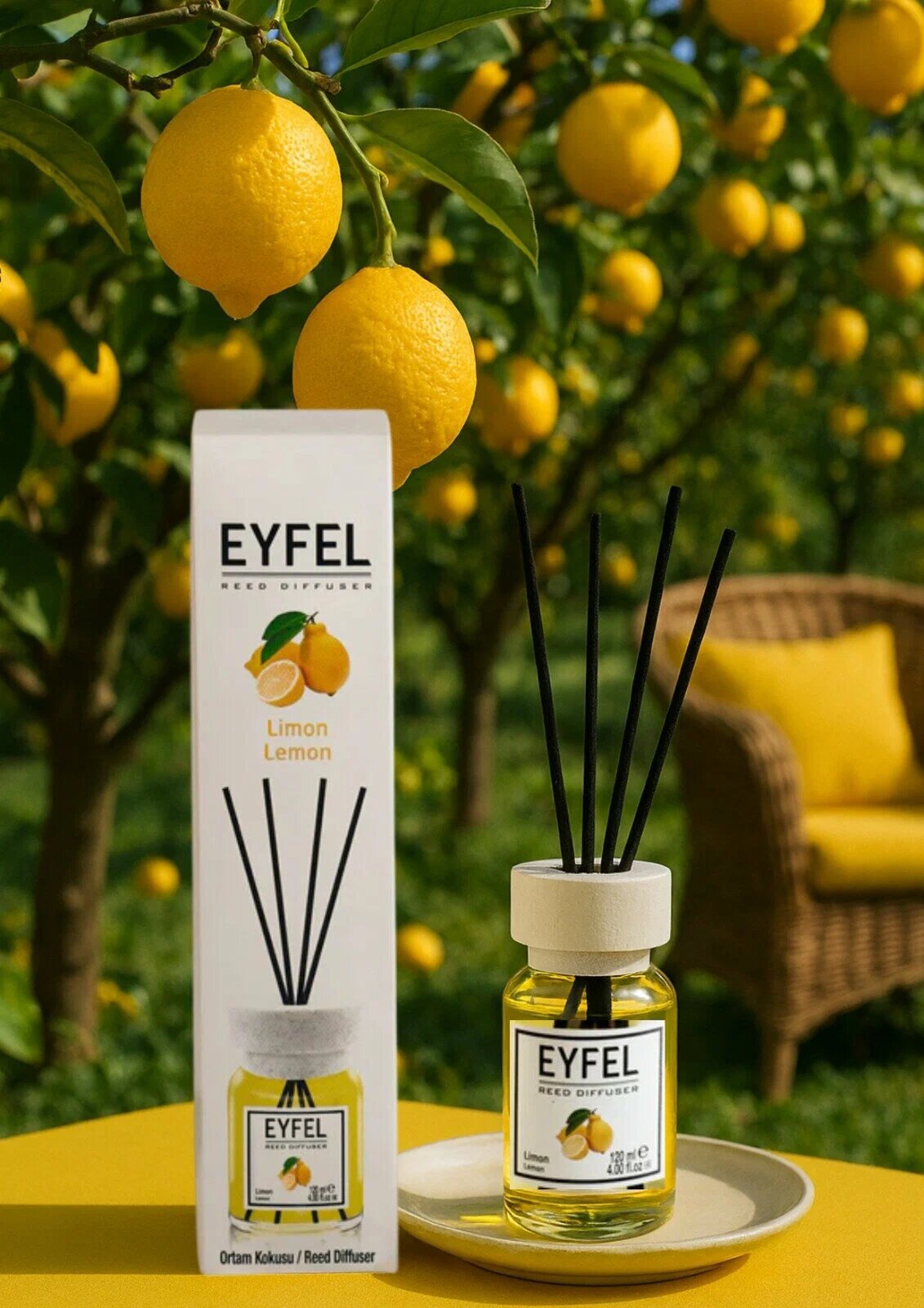 Ароматический диффузор "Eyfel", природный аромат персика, 55 мг