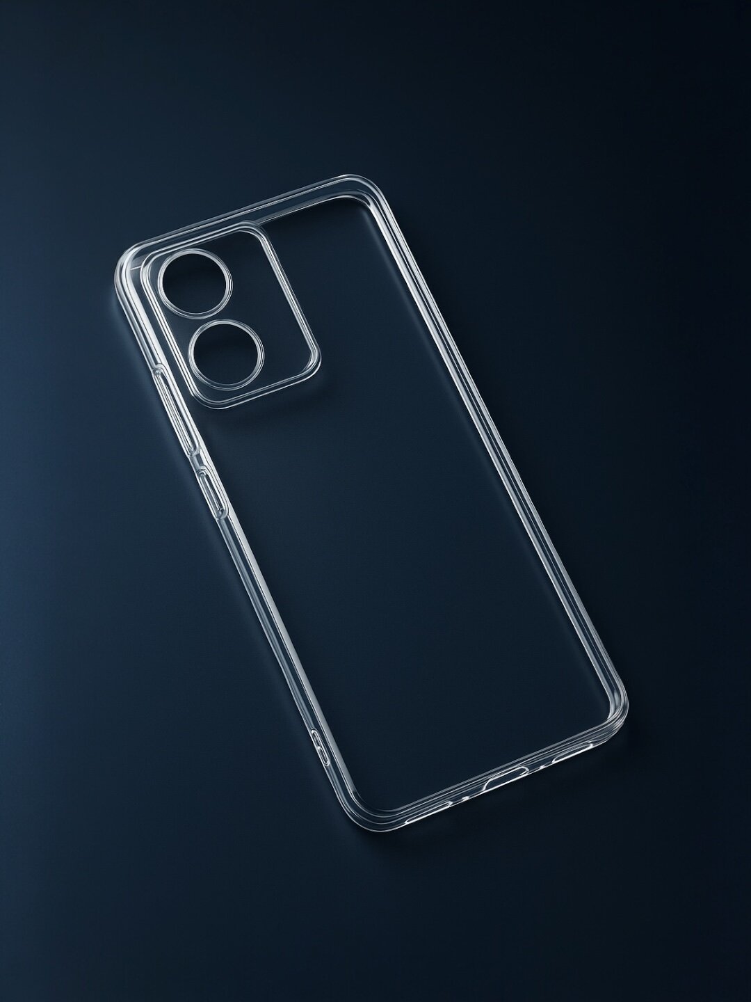 Чехол бесцветный, для Xiaomi Redmi note 11 4g, силикон, прозрачный, противоударный — фото 1