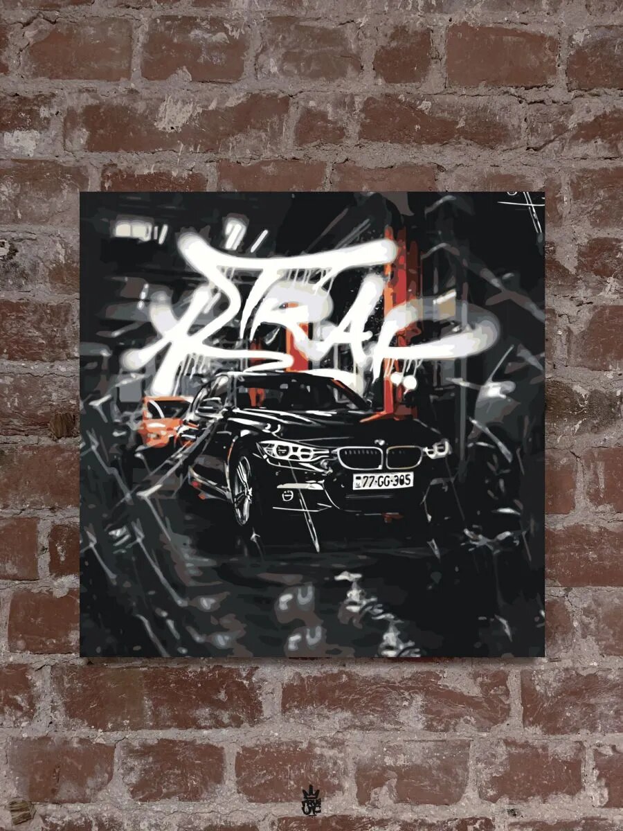 BMW картина по номерам на холсте — фото 1