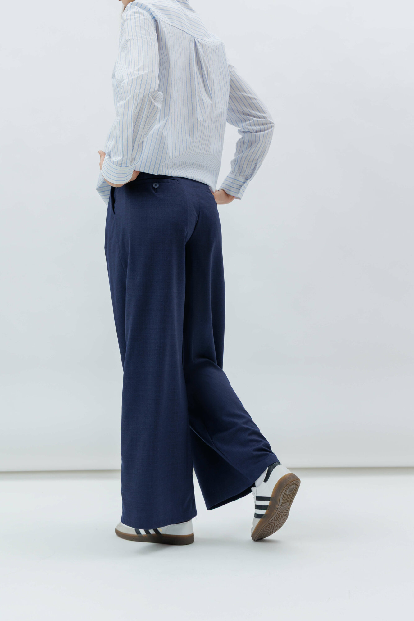 Брюки классические TERRA PRO, размер S, navy — фото 1